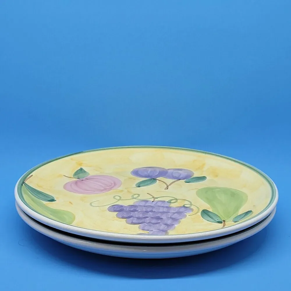 Caleca Frutta Dinner Plates 11 1/4